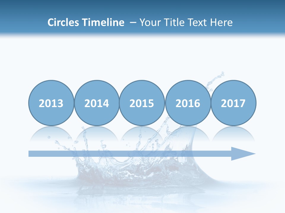 Isolated Abstract Circle PowerPoint Template