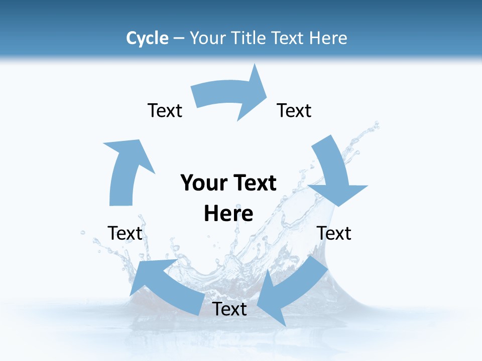 Isolated Abstract Circle PowerPoint Template