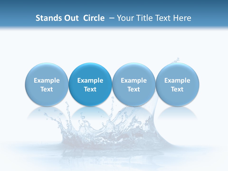 Isolated Abstract Circle PowerPoint Template