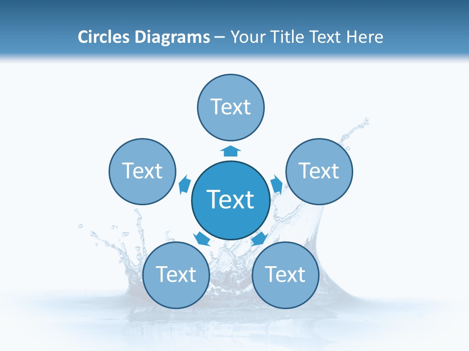 Isolated Abstract Circle PowerPoint Template