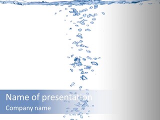 Liquid Shape Wet PowerPoint Template