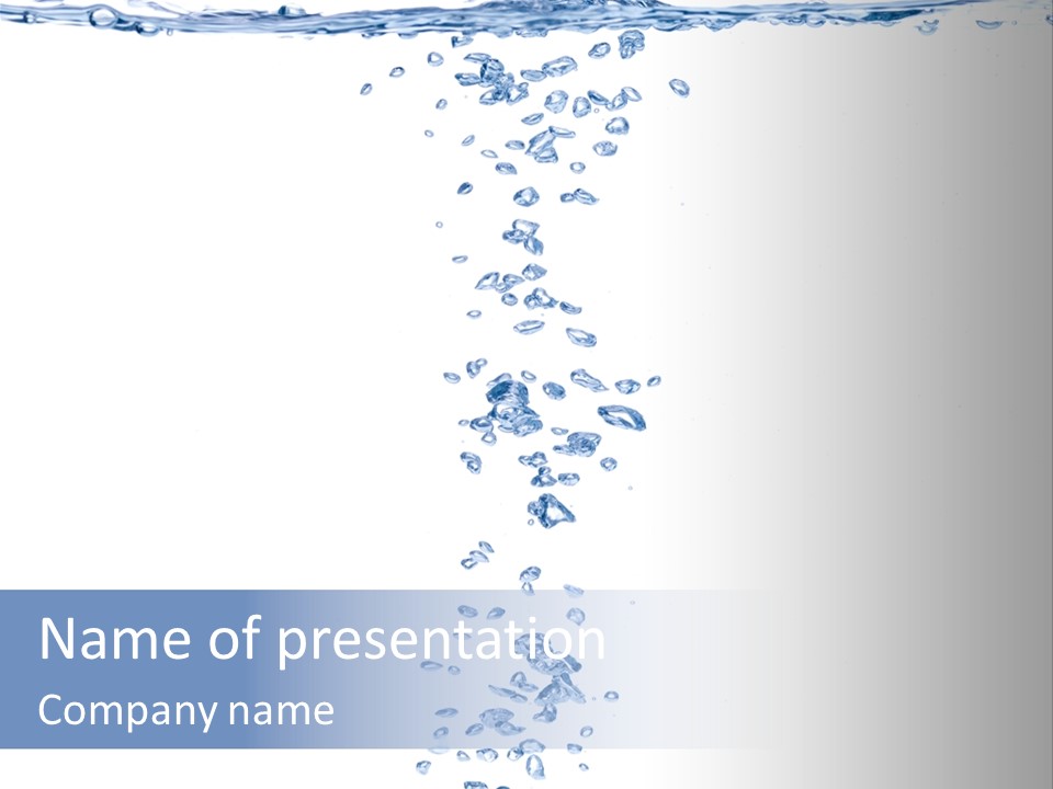 Liquid Shape Wet PowerPoint Template