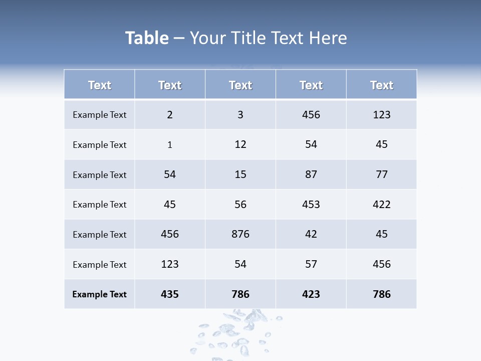 Liquid Shape Wet PowerPoint Template