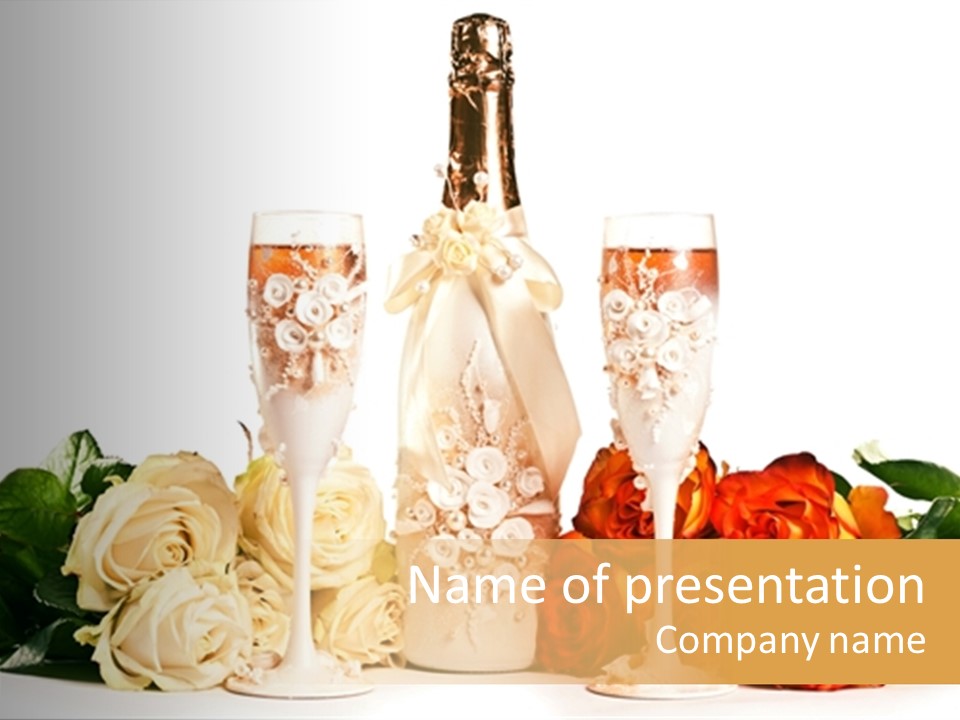 Bouquet Shiny Liquid PowerPoint Template