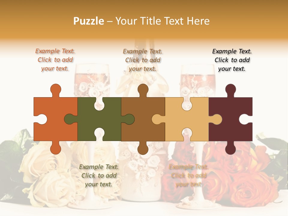 Bouquet Shiny Liquid PowerPoint Template