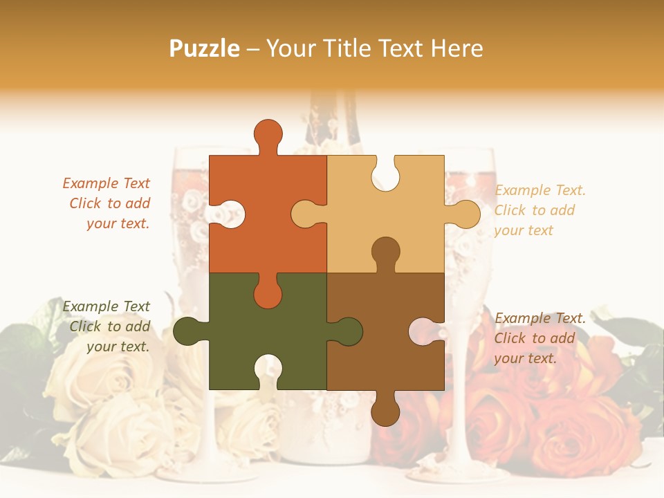 Bouquet Shiny Liquid PowerPoint Template