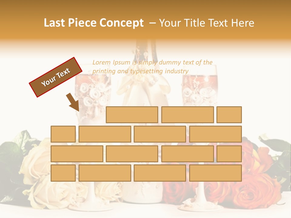 Bouquet Shiny Liquid PowerPoint Template