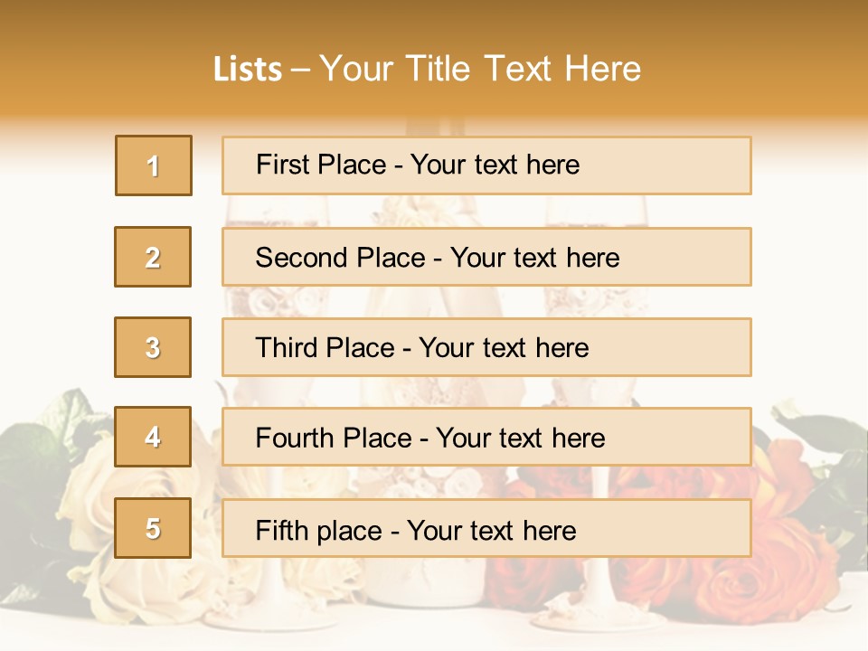 Bouquet Shiny Liquid PowerPoint Template
