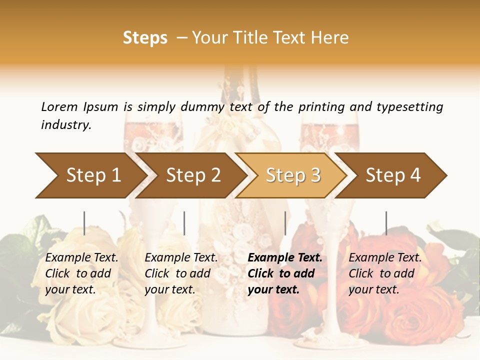 Bouquet Shiny Liquid PowerPoint Template