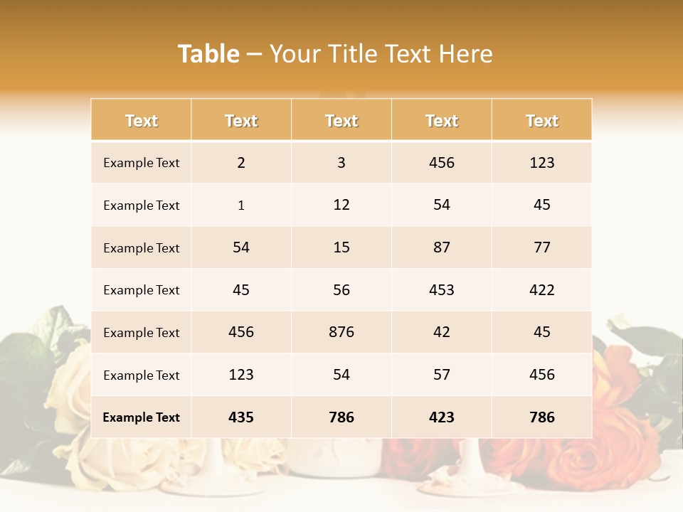 Bouquet Shiny Liquid PowerPoint Template