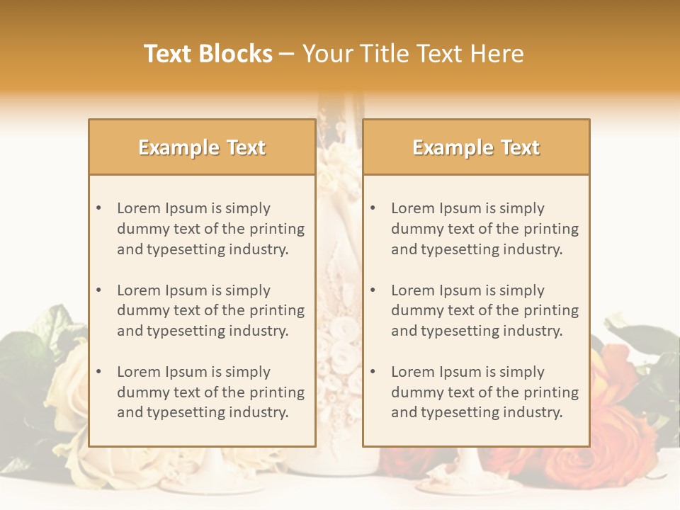 Bouquet Shiny Liquid PowerPoint Template