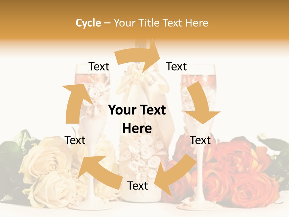 Bouquet Shiny Liquid PowerPoint Template