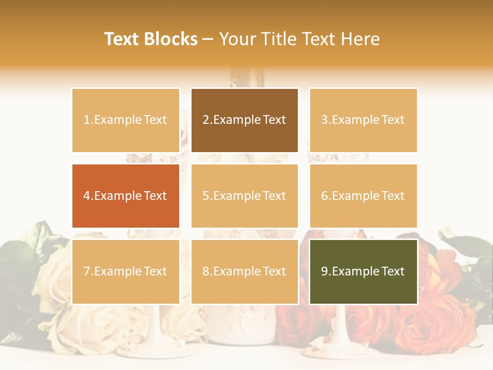 Bouquet Shiny Liquid PowerPoint Template