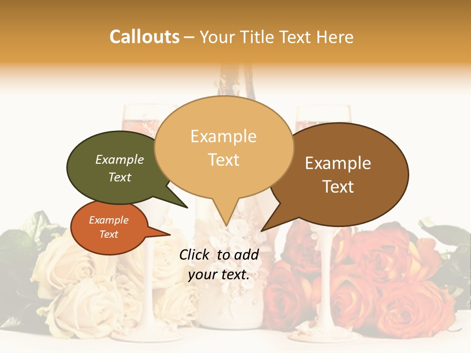 Bouquet Shiny Liquid PowerPoint Template