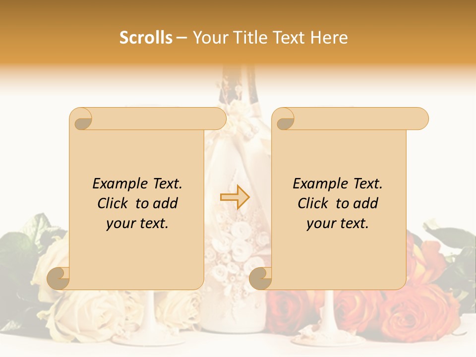 Bouquet Shiny Liquid PowerPoint Template