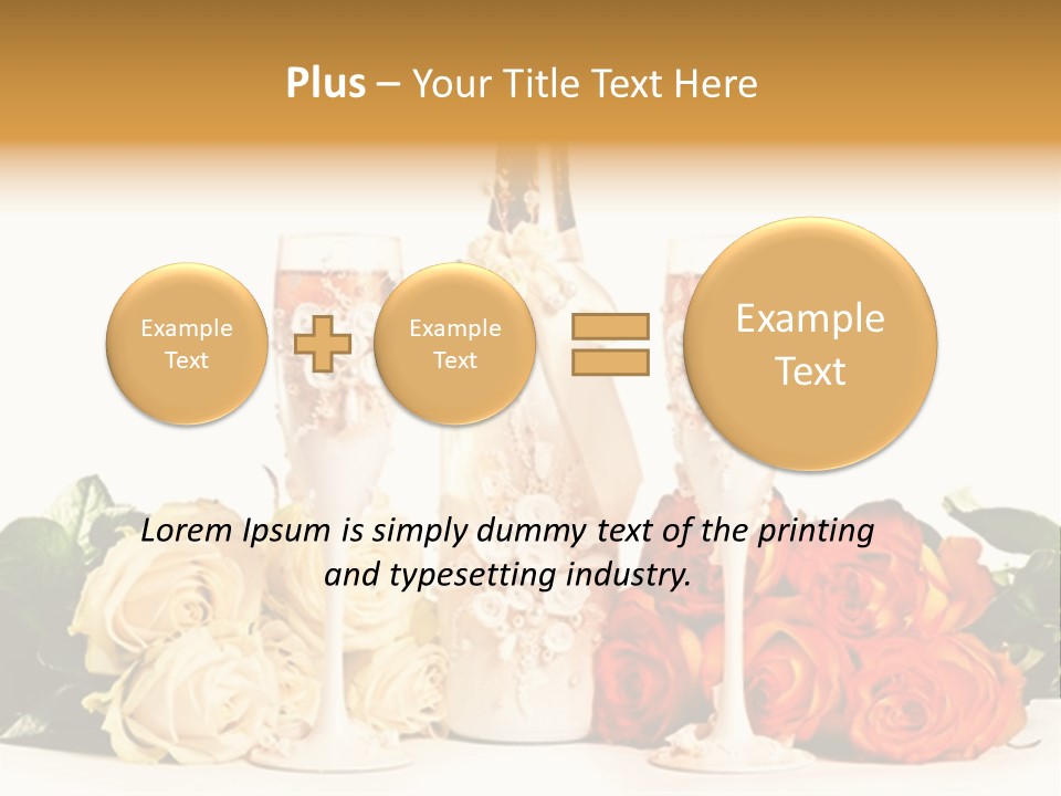 Bouquet Shiny Liquid PowerPoint Template