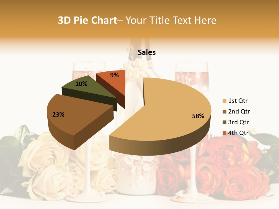 Bouquet Shiny Liquid PowerPoint Template