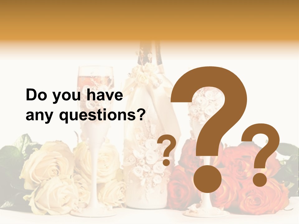 Bouquet Shiny Liquid PowerPoint Template