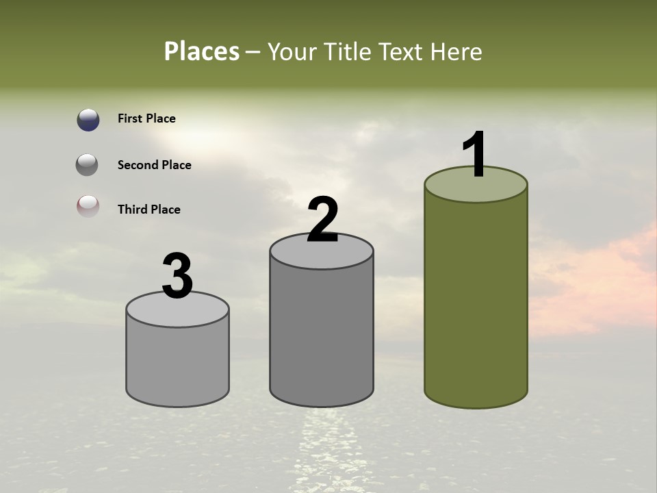 Cloudscape Dramatic Forest PowerPoint Template
