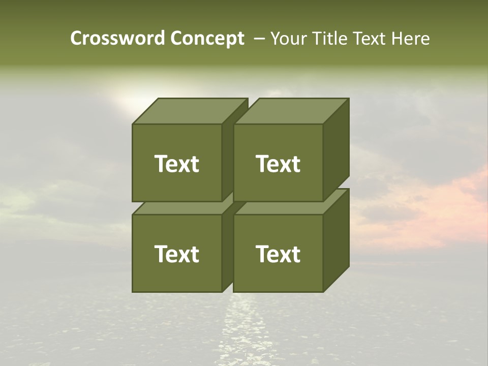 Cloudscape Dramatic Forest PowerPoint Template