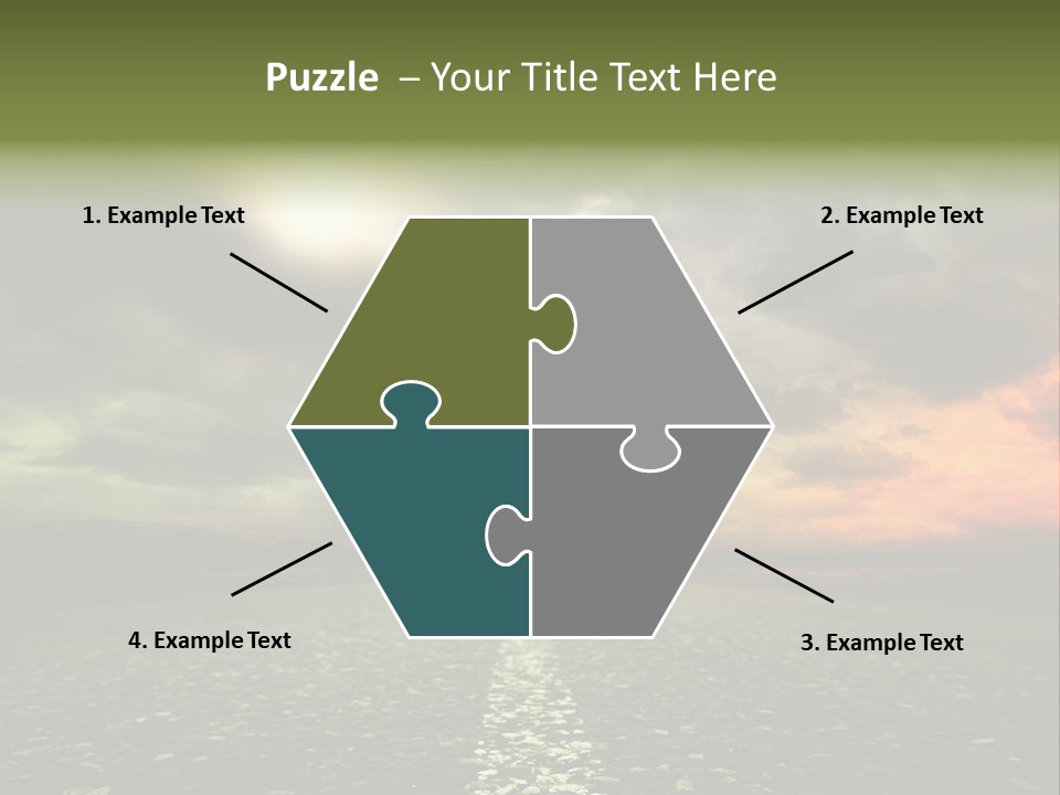 Cloudscape Dramatic Forest PowerPoint Template