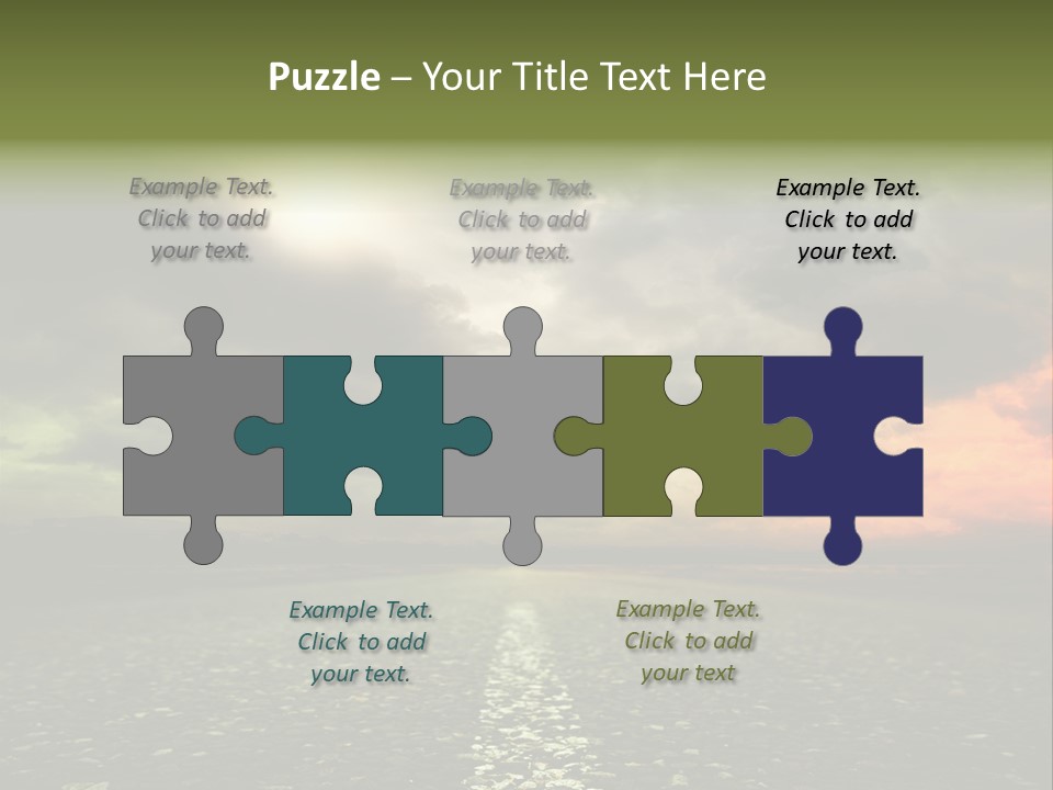 Cloudscape Dramatic Forest PowerPoint Template