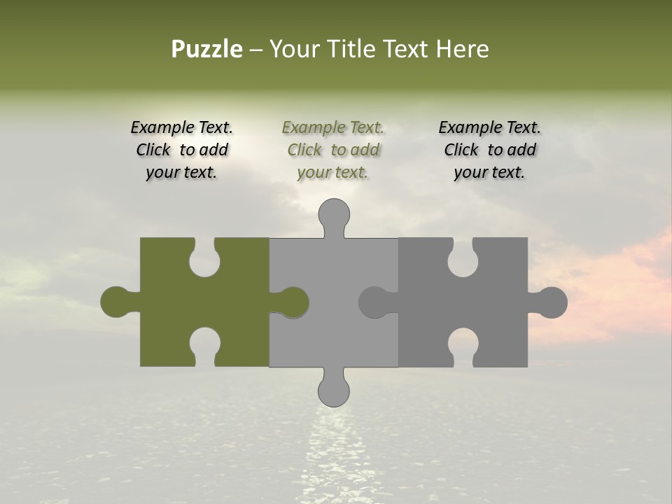 Cloudscape Dramatic Forest PowerPoint Template