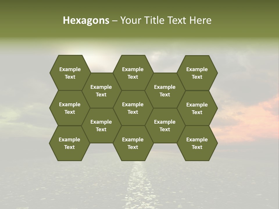 Cloudscape Dramatic Forest PowerPoint Template