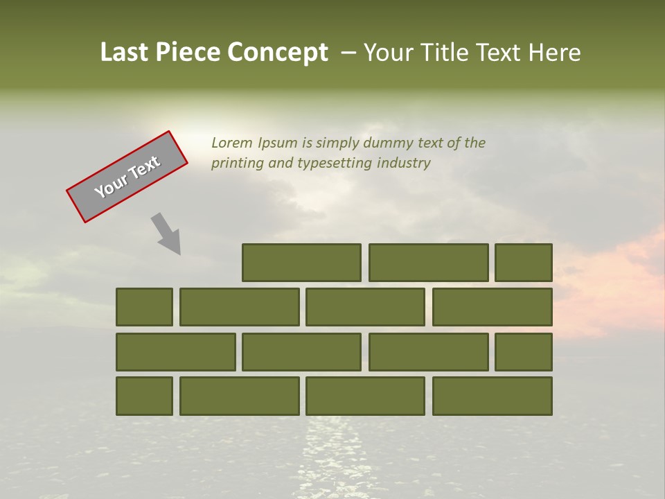 Cloudscape Dramatic Forest PowerPoint Template