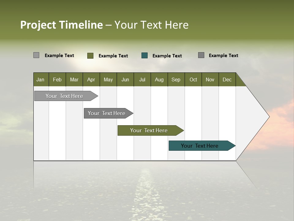 Cloudscape Dramatic Forest PowerPoint Template