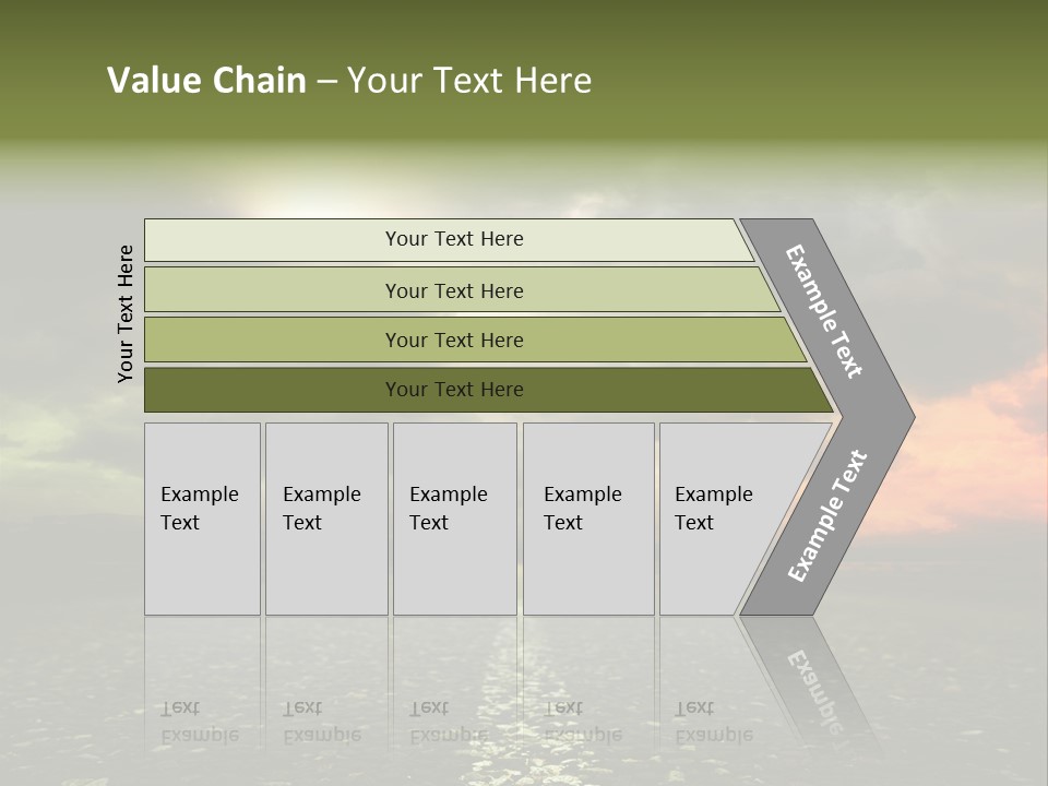 Cloudscape Dramatic Forest PowerPoint Template