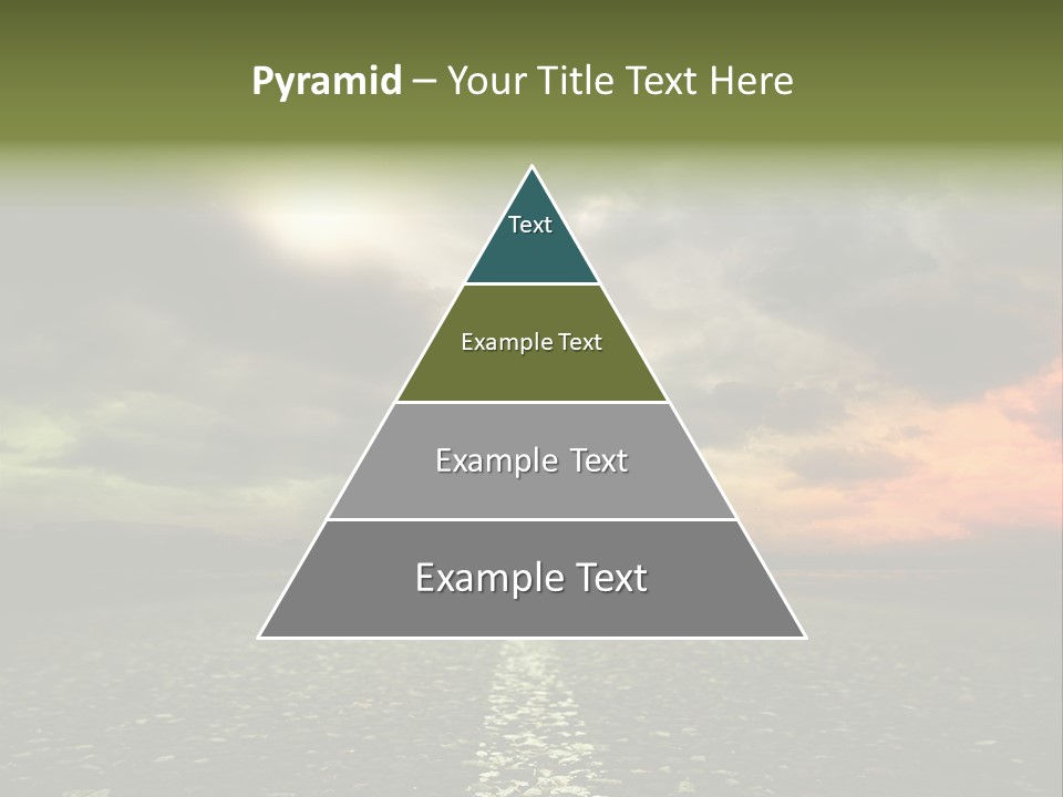 Cloudscape Dramatic Forest PowerPoint Template