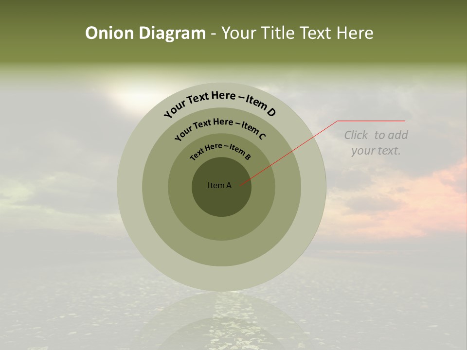 Cloudscape Dramatic Forest PowerPoint Template