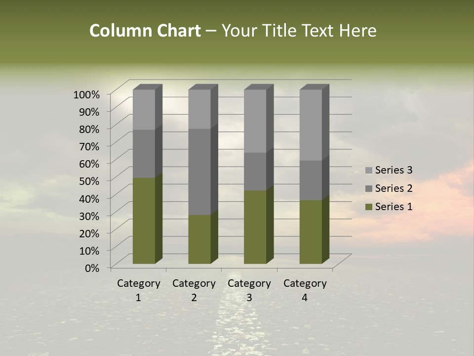 Cloudscape Dramatic Forest PowerPoint Template