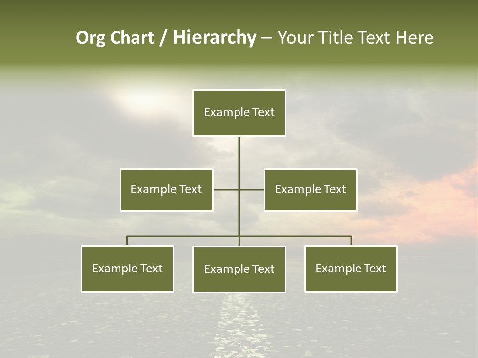 Cloudscape Dramatic Forest PowerPoint Template
