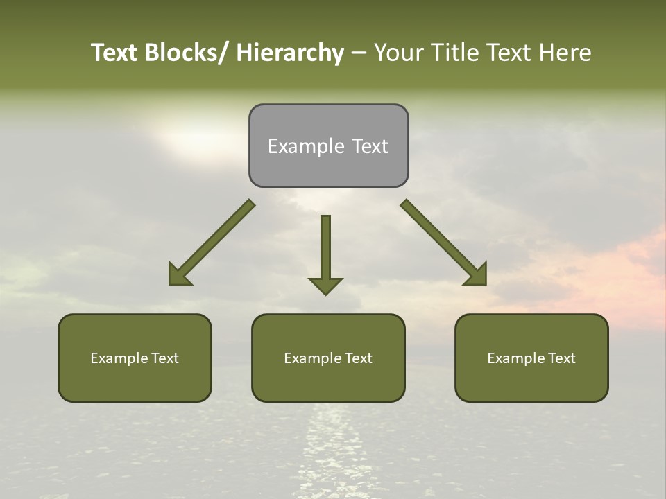 Cloudscape Dramatic Forest PowerPoint Template