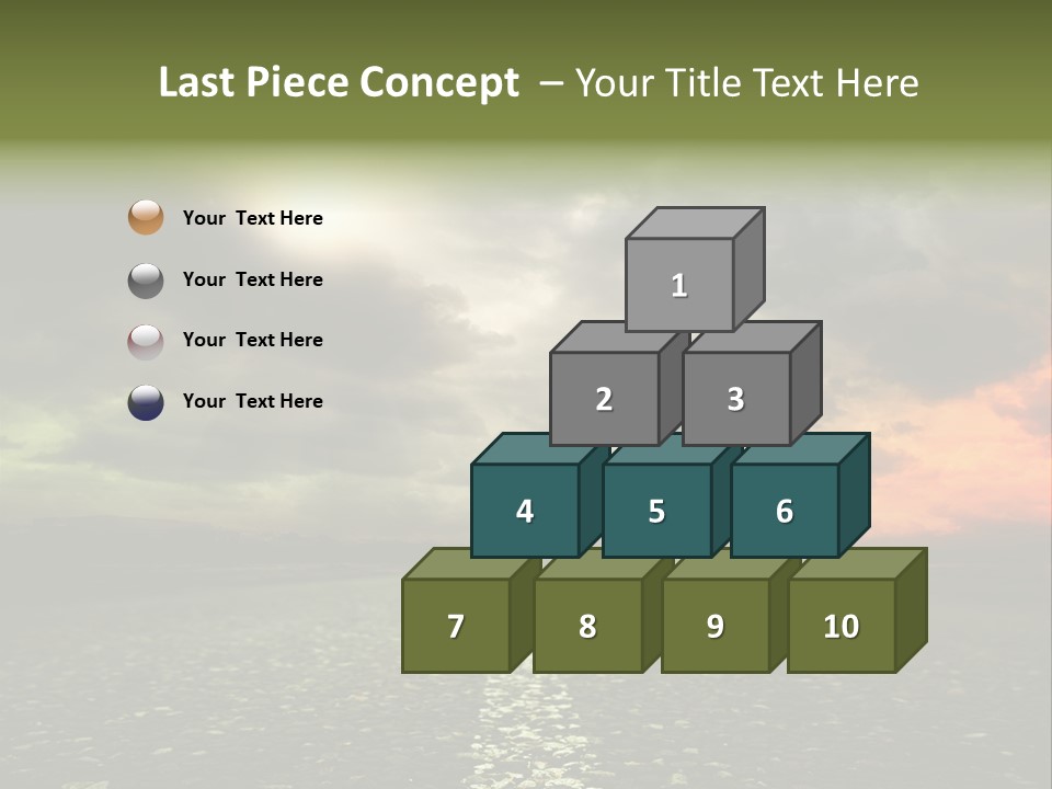 Cloudscape Dramatic Forest PowerPoint Template