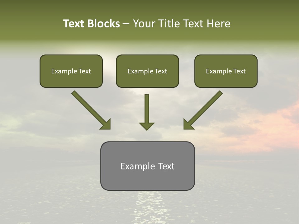 Cloudscape Dramatic Forest PowerPoint Template