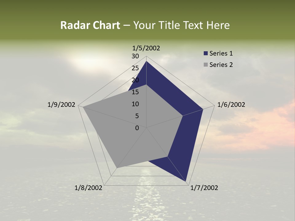 Cloudscape Dramatic Forest PowerPoint Template