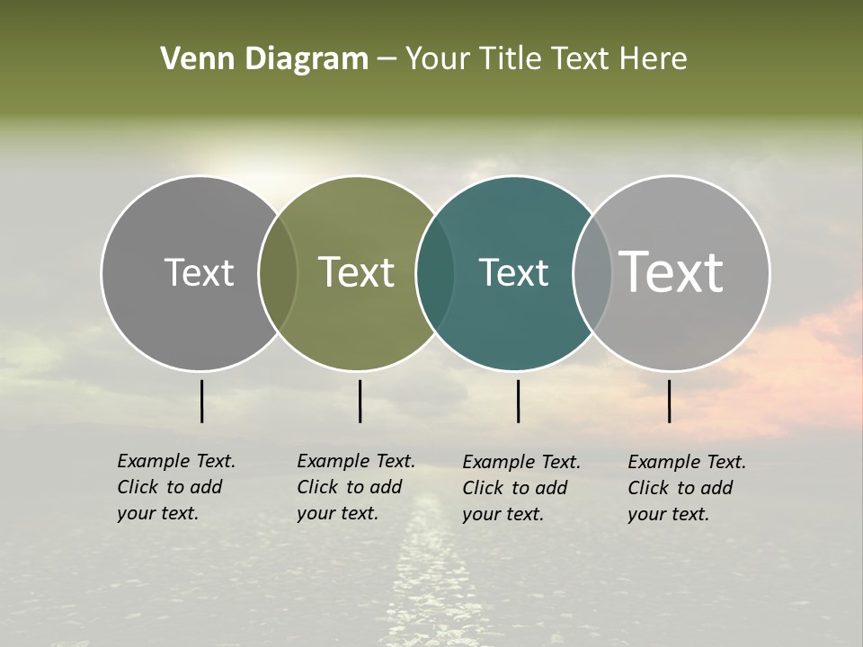 Cloudscape Dramatic Forest PowerPoint Template