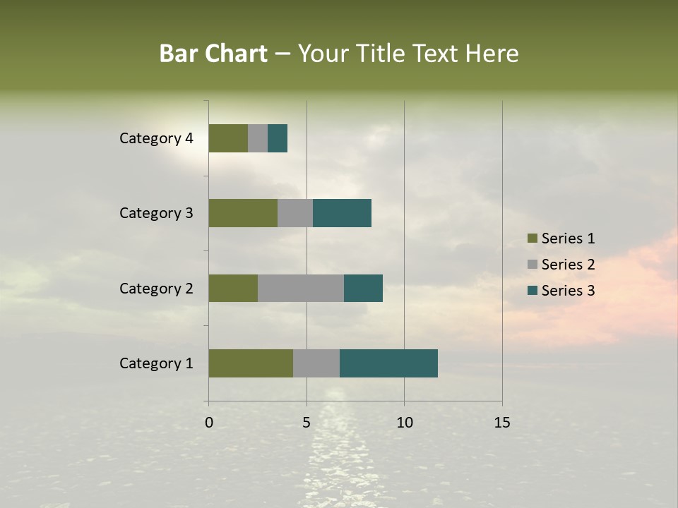 Cloudscape Dramatic Forest PowerPoint Template