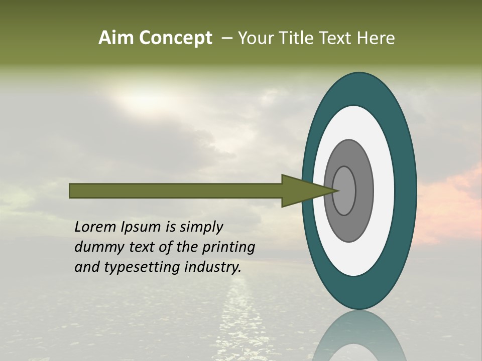 Cloudscape Dramatic Forest PowerPoint Template