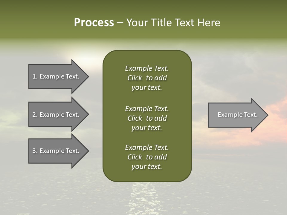 Cloudscape Dramatic Forest PowerPoint Template