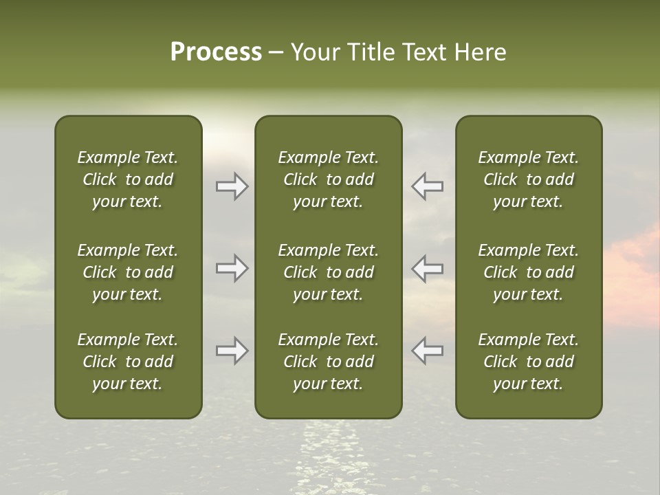 Cloudscape Dramatic Forest PowerPoint Template