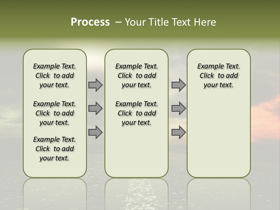 Cloudscape Dramatic Forest PowerPoint Template