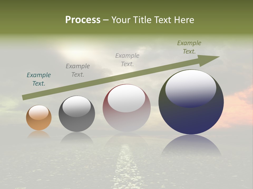Cloudscape Dramatic Forest PowerPoint Template