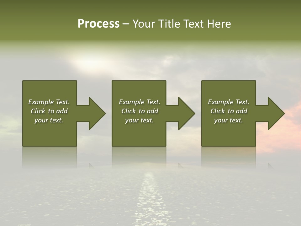 Cloudscape Dramatic Forest PowerPoint Template