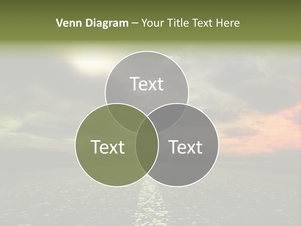 Cloudscape Dramatic Forest PowerPoint Template