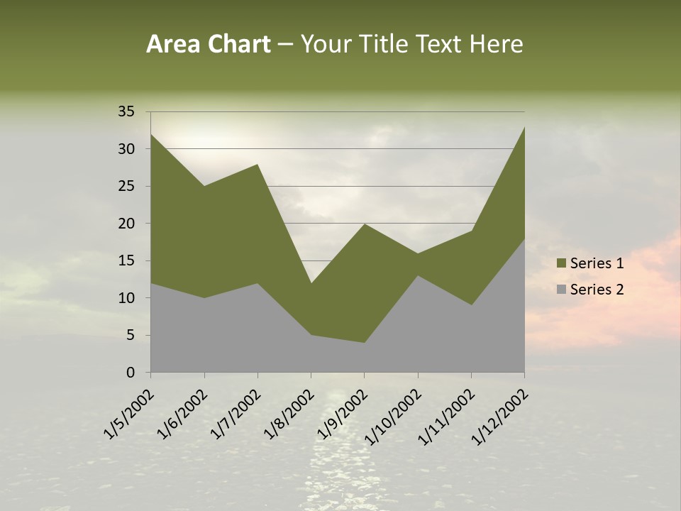 Cloudscape Dramatic Forest PowerPoint Template