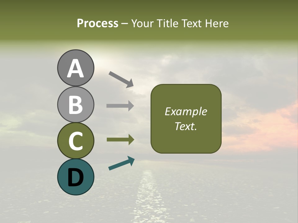 Cloudscape Dramatic Forest PowerPoint Template